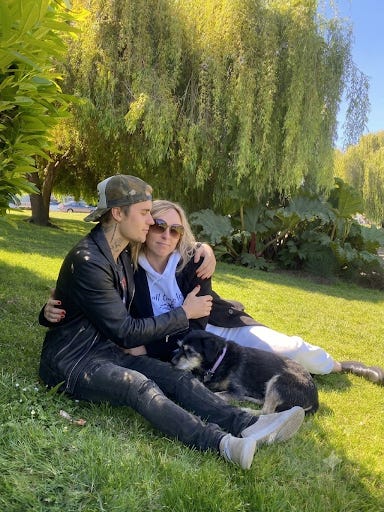 Hungover with Justin at the Palace of Fine Arts